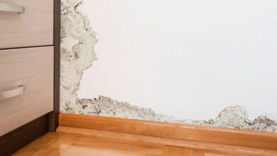 علاج تسريب المياه من السقف